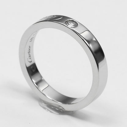 Cartier C de Cartie Platinum Diamond Ring — view 3