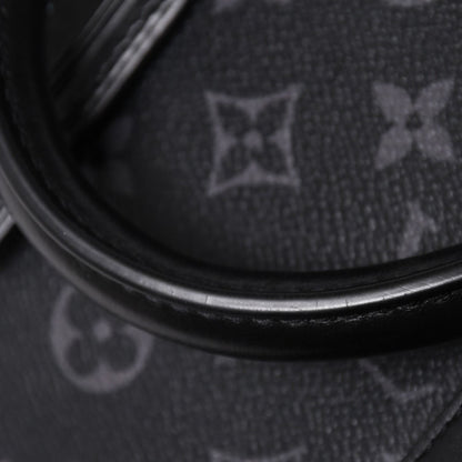 Louis Vuitton LV Keepall Bandouliere 50 Black Gray Silver — view 6