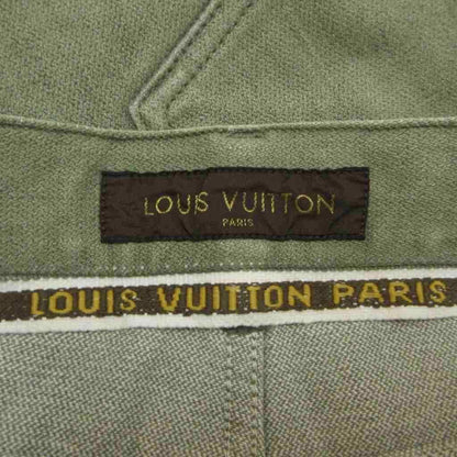 Louis Vuitton Denim Jeans Khaki Full Length Straight Silhouette PP — view 5