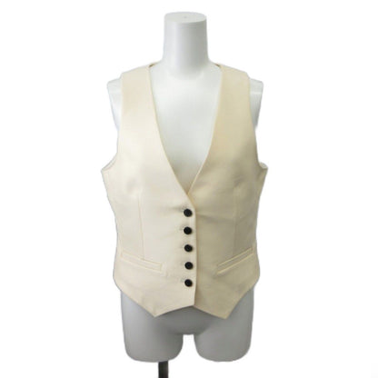 Dior Vest Silk 36 Ivory Neck PP