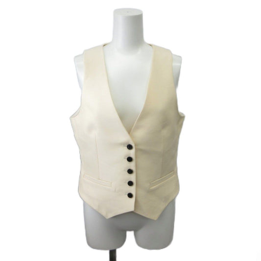 Dior Vest Silk 36 Ivory Neck PP