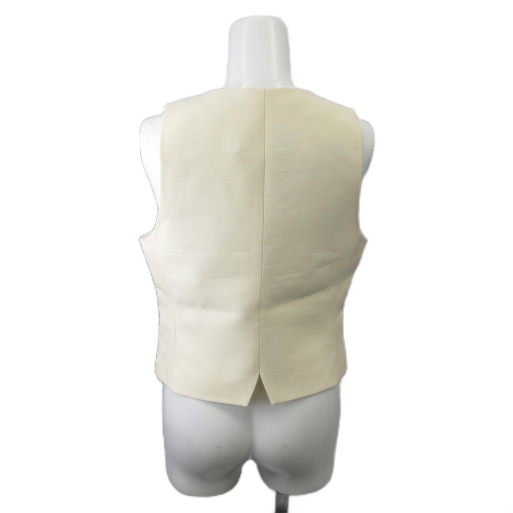 Dior Vest Silk 36 Ivory Neck PP — view 2