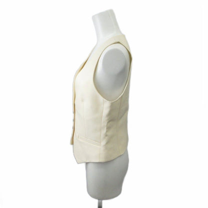 Dior Vest Silk 36 Ivory Neck PP — view 3