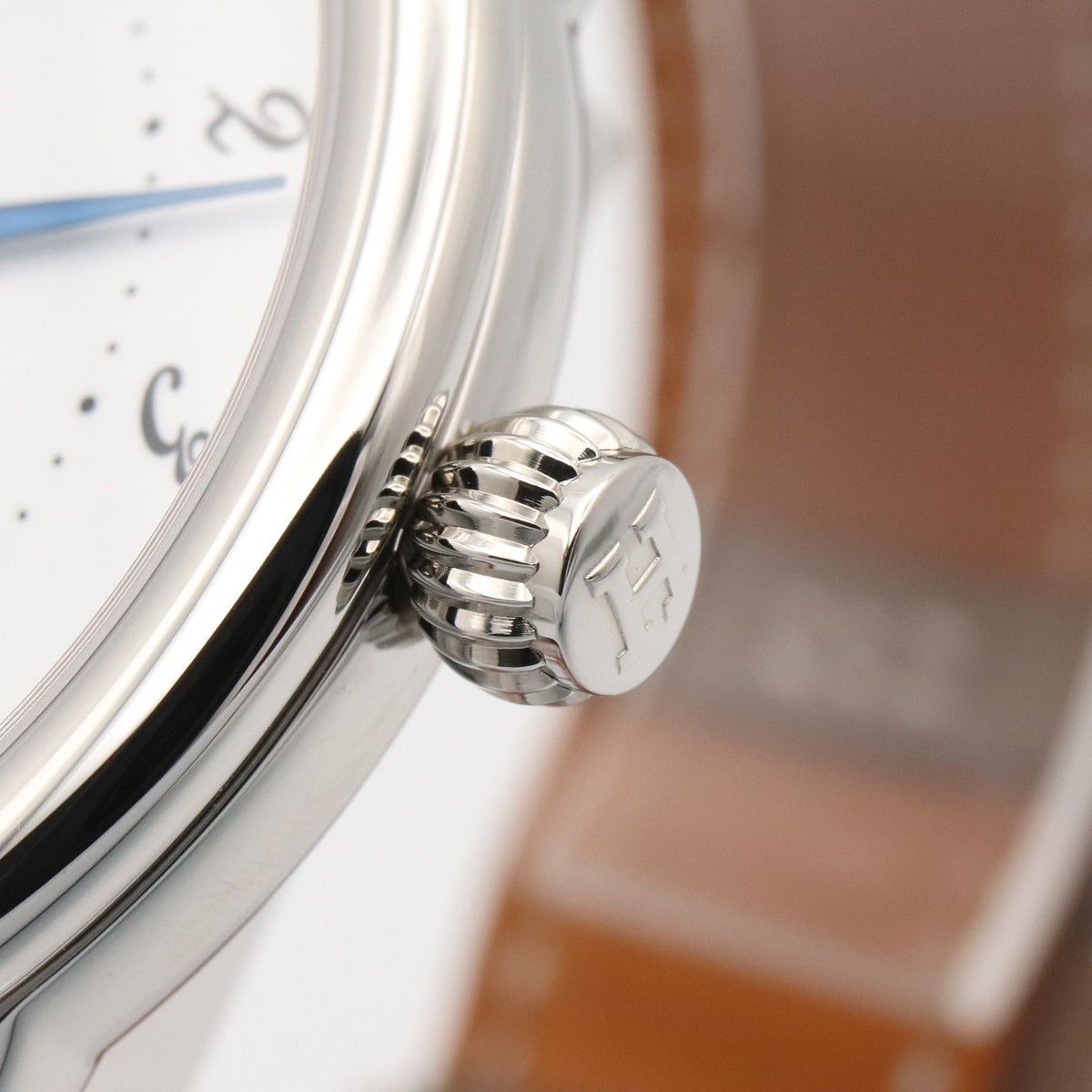 Hermes Watch White Stainless Steel Leather Also Boys — view 7