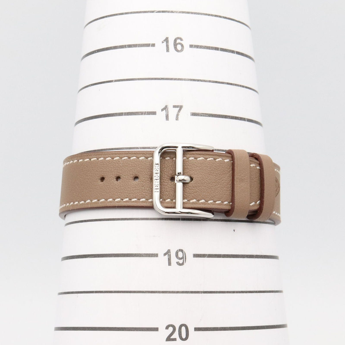 Hermes Watch White Stainless Steel Leather Also Boys — view 8