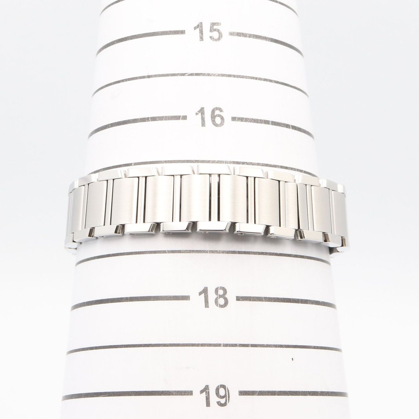 Cartier Watch Tank Francaise SM Pink Shell Stainless Steel — view 7