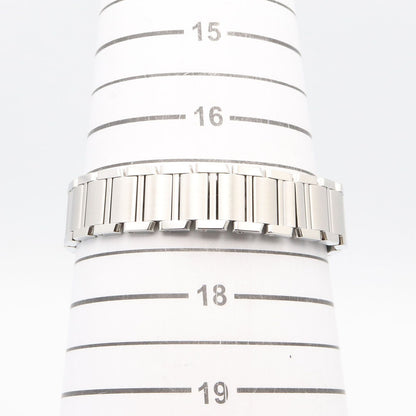 Cartier Watch Tank Francaise SM Pink Shell Stainless Steel — view 7