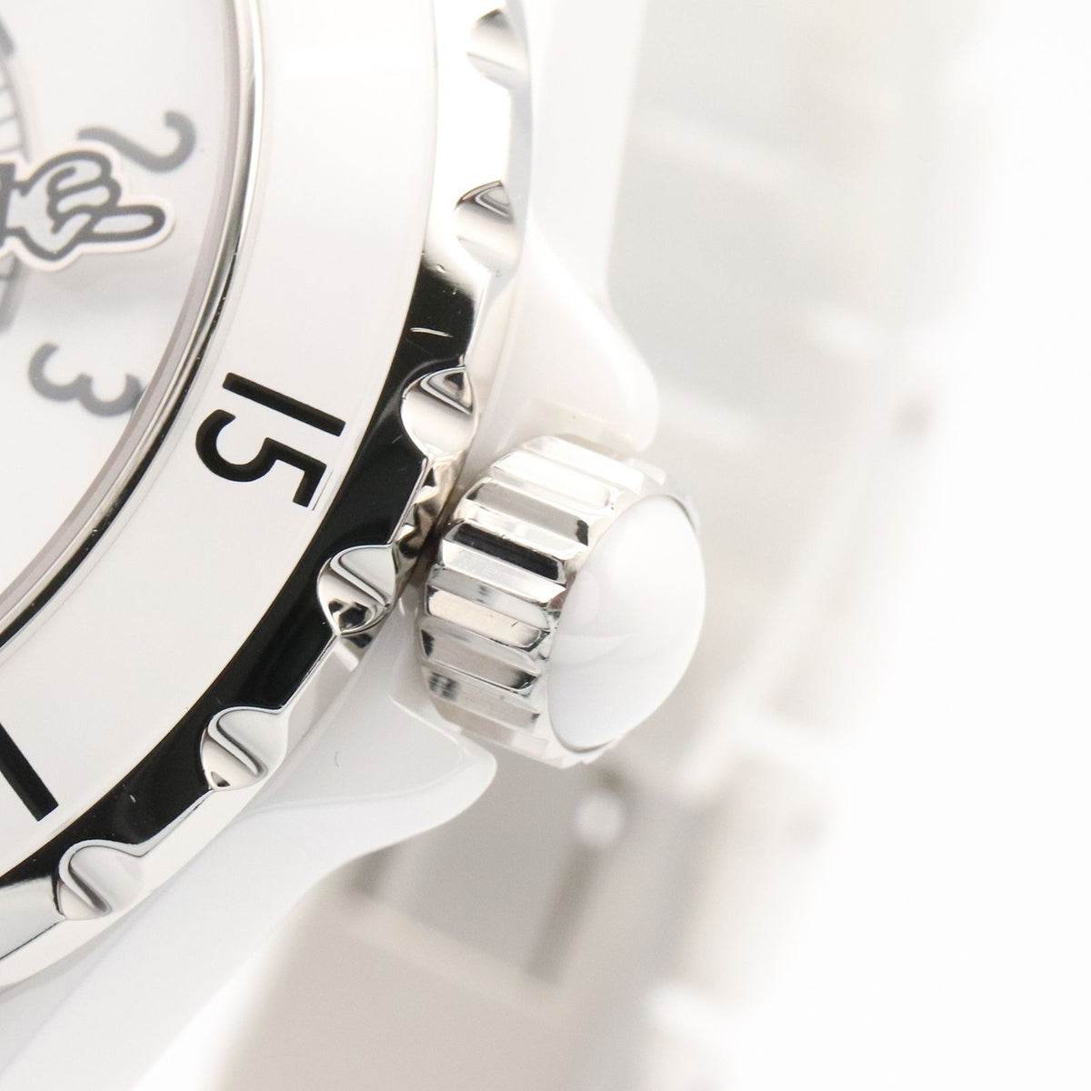 Chanel J12 Watch Mademoiselle White Ceramic — view 6