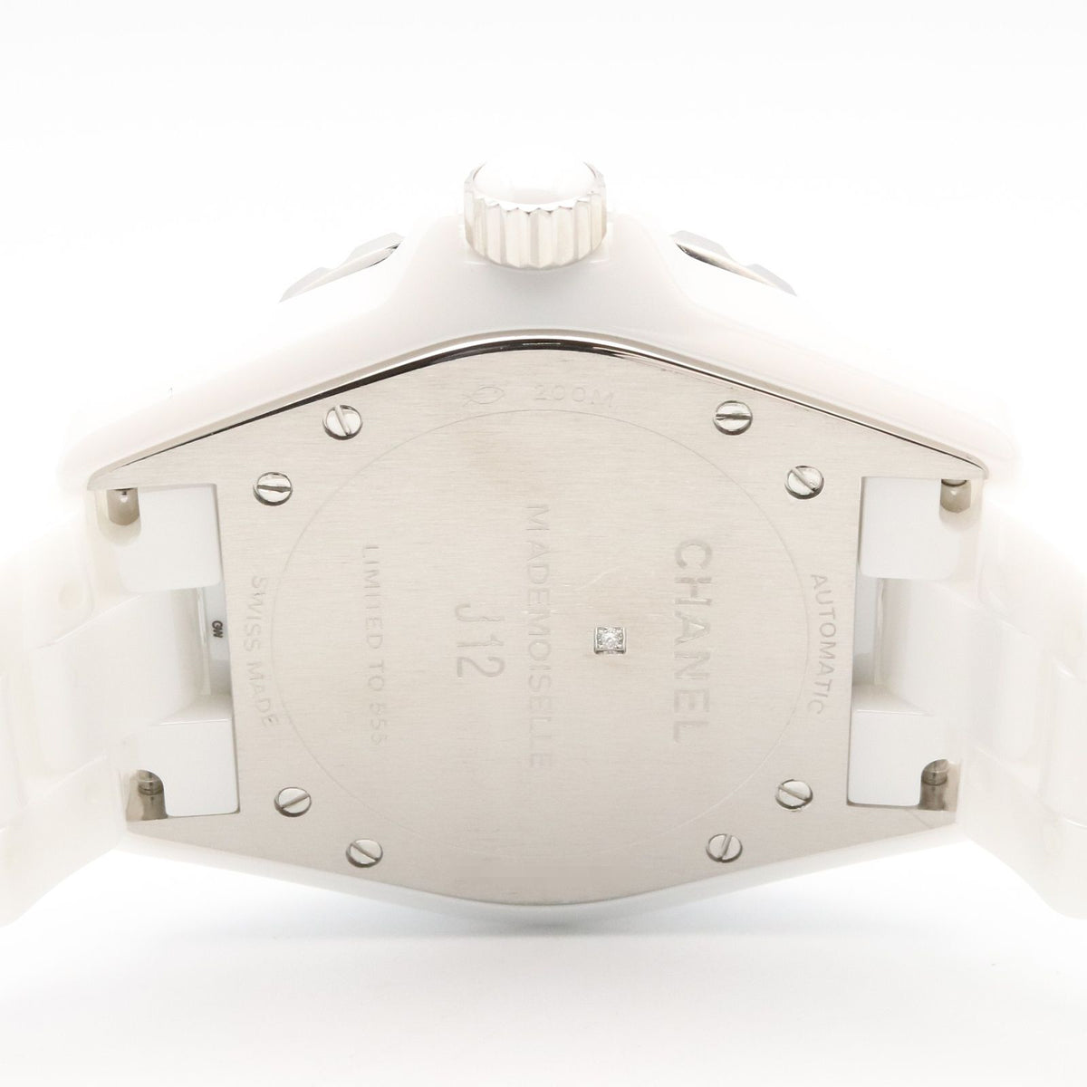 Chanel J12 Watch Mademoiselle White Ceramic — view 5