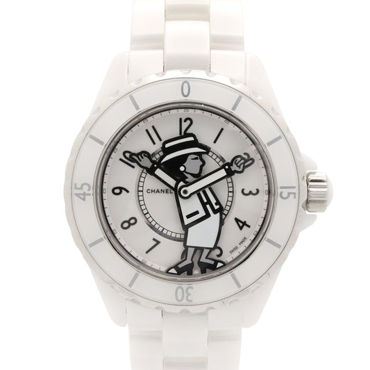 Chanel J12 Watch Mademoiselle White Ceramic
