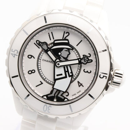Chanel J12 Watch Mademoiselle White Ceramic — view 3