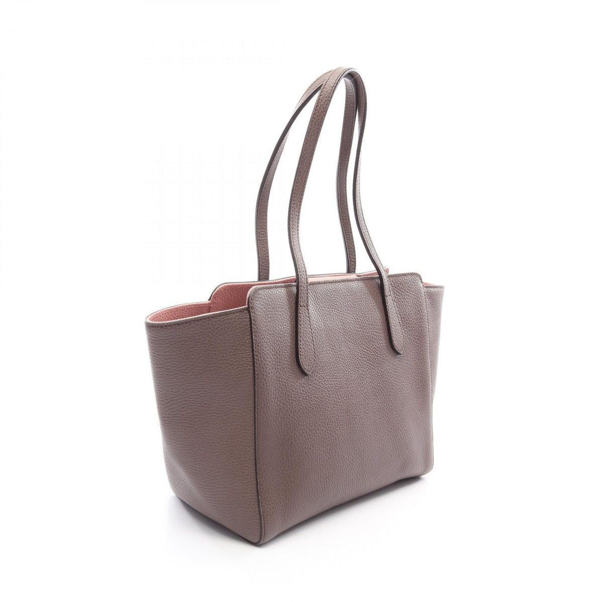 Gucci Tote Bag Swing Gray Leather — view 2