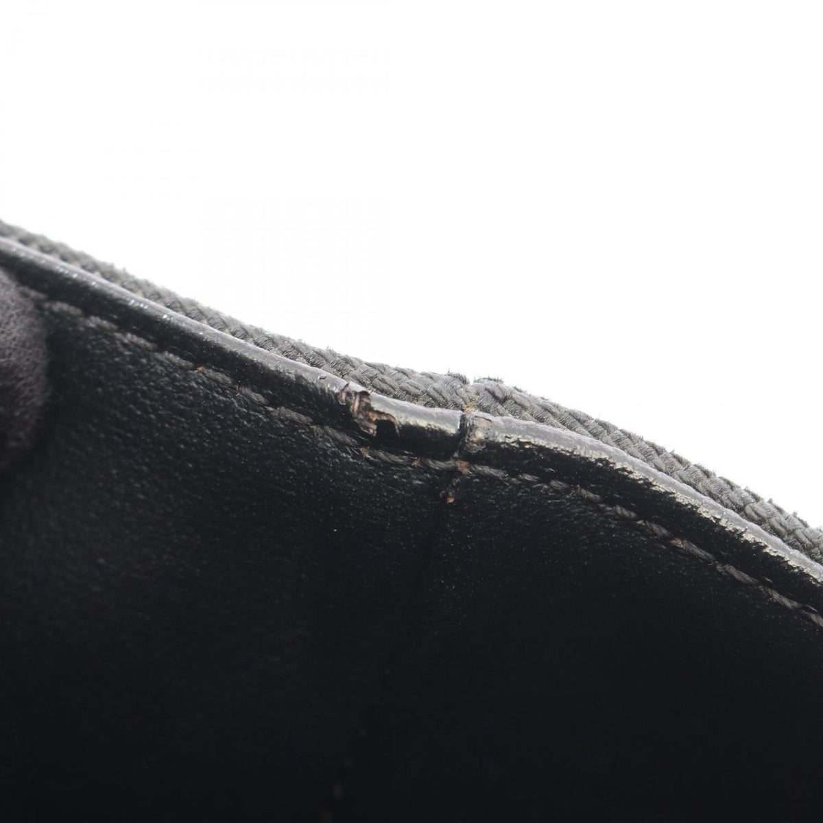 Chanel Tote Bag Paris Biarritz PM Black Canvas Leather PM — view 7