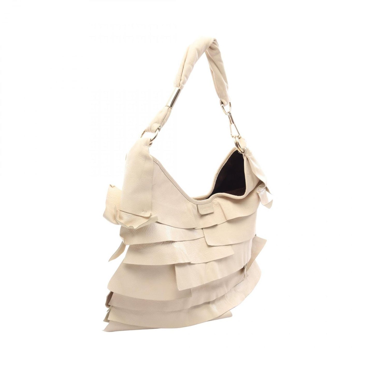 Saint Laurent Shoulder Bag Tropez Ivory Leather Oneshoulder — view 2