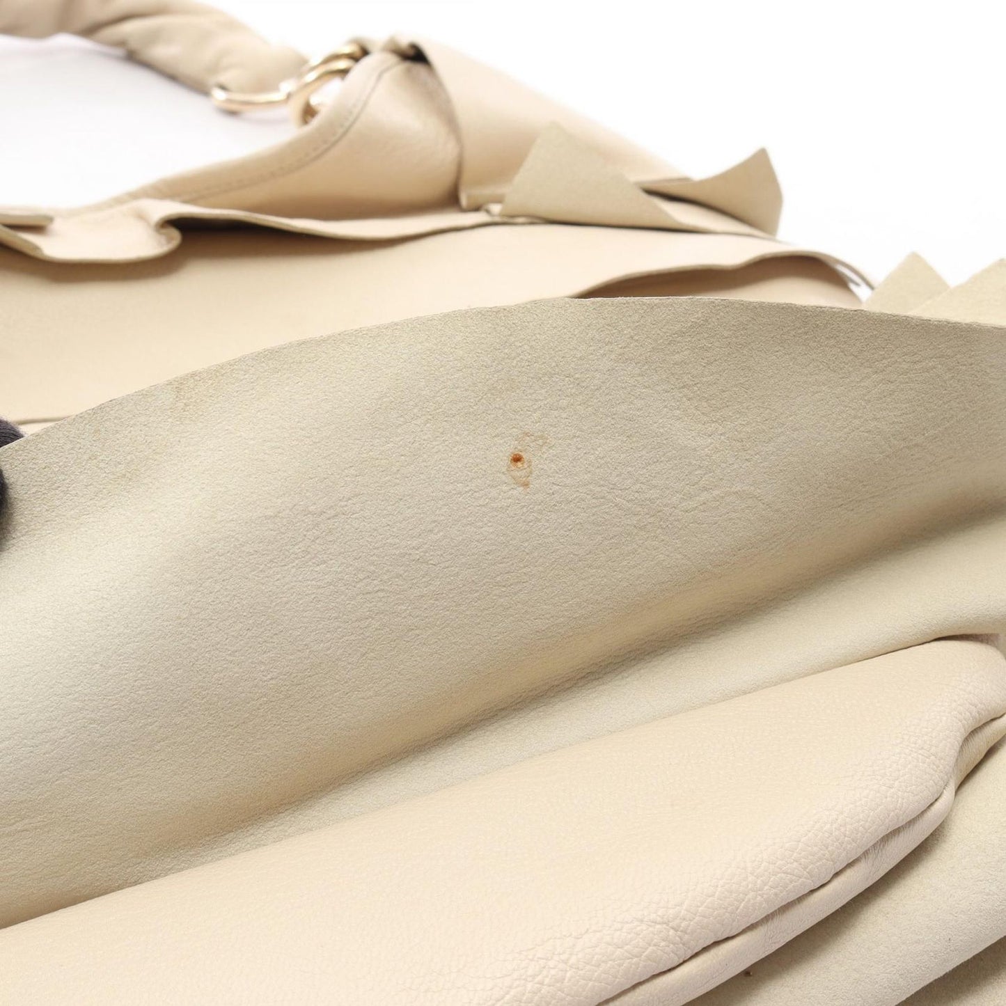 Saint Laurent Shoulder Bag Tropez Ivory Leather Oneshoulder — view 5