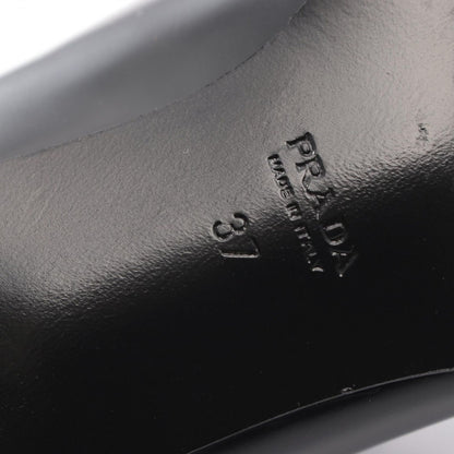 Prada Loafers Heels Leather Shoes — view 6