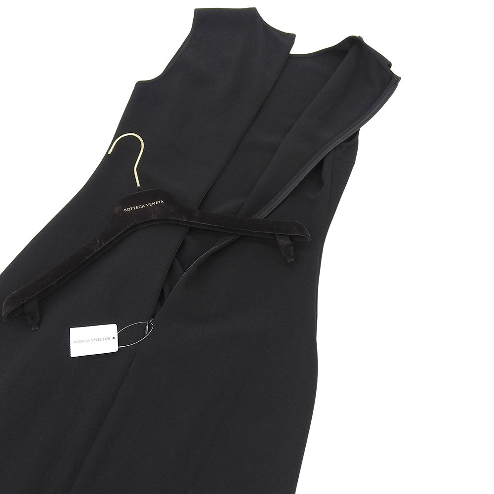 Bottega Veneta Japonais Crepe Dress Black — view 6