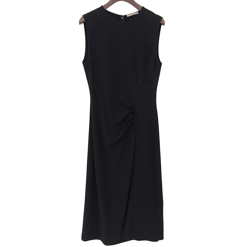 Bottega Veneta Japonais Crepe Dress Black