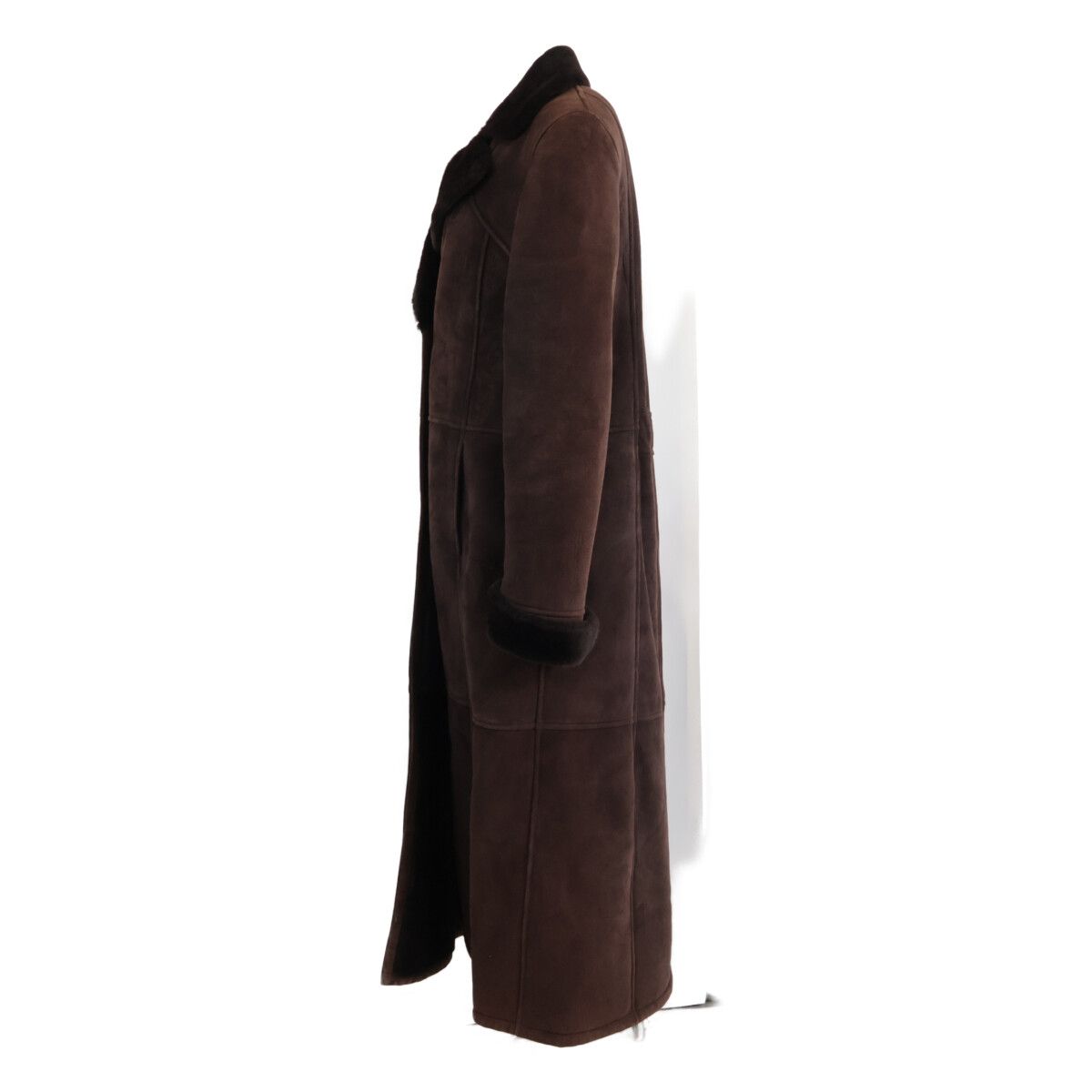 Loewe Shearling Long Coat 38 — view 3