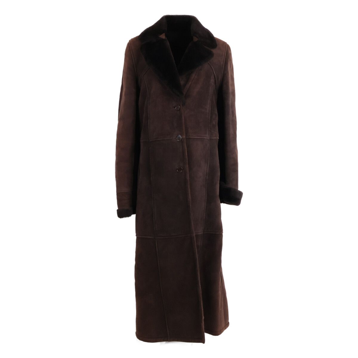 Loewe Shearling Long Coat 38