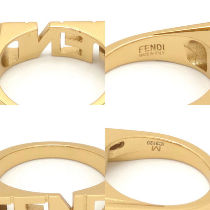 Fendi Letter Ring Logo M Gold — view 3