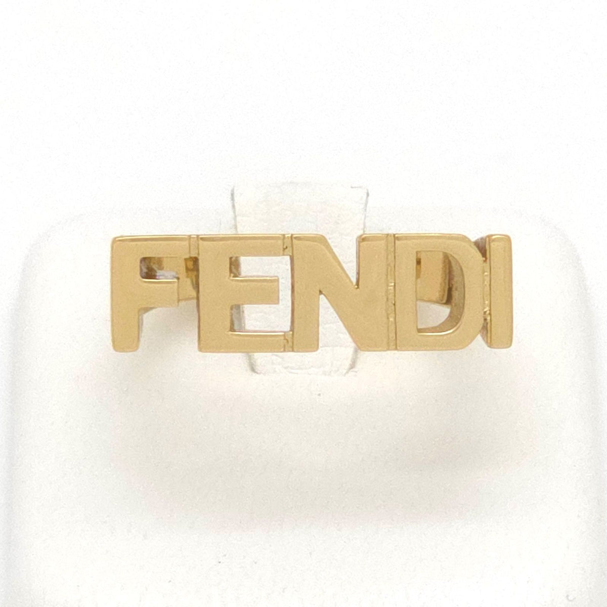Fendi Letter Ring Logo M Gold