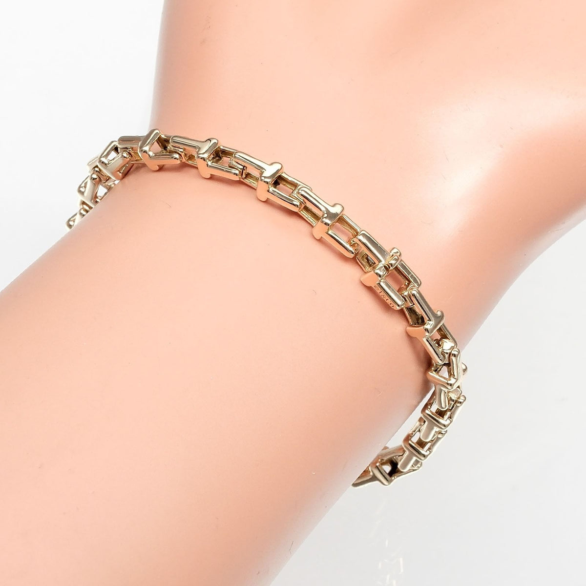 Tiffany & Co T Narrow Gold Bracelet — view 3