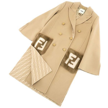 Fendi Coat Beige — view 7