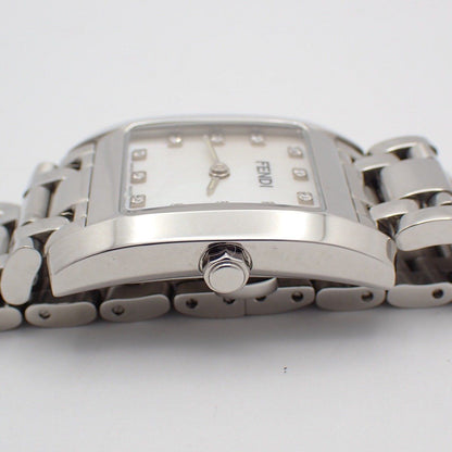 Fendi Classico Quartz Watch Diamond Shell Dial SS — view 7
