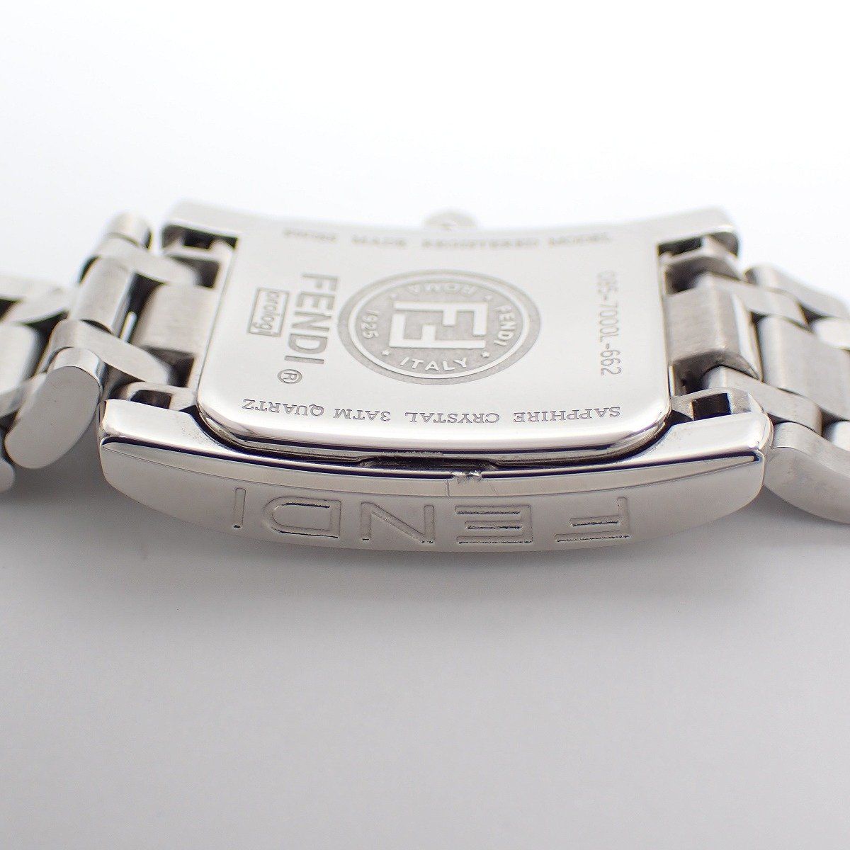Fendi Classico Quartz Watch Diamond Shell Dial SS — view 8