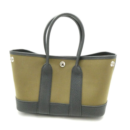 Hermes Neo Garden 23 Handbag Olive Noir Silver — view 3