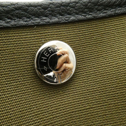 Hermes Neo Garden 23 Handbag Olive Noir Silver — view 7