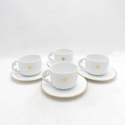 Louis Vuitton Cup & Saucer Set of 4 — view 3
