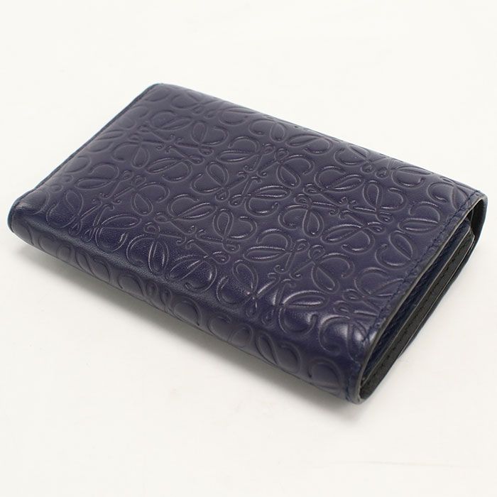 Loewe Vertical Compact Wallet Repeat Anagram Trifold Calfskin — view 2