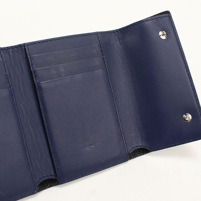 Loewe Vertical Compact Wallet Repeat Anagram Trifold Calfskin — view 6