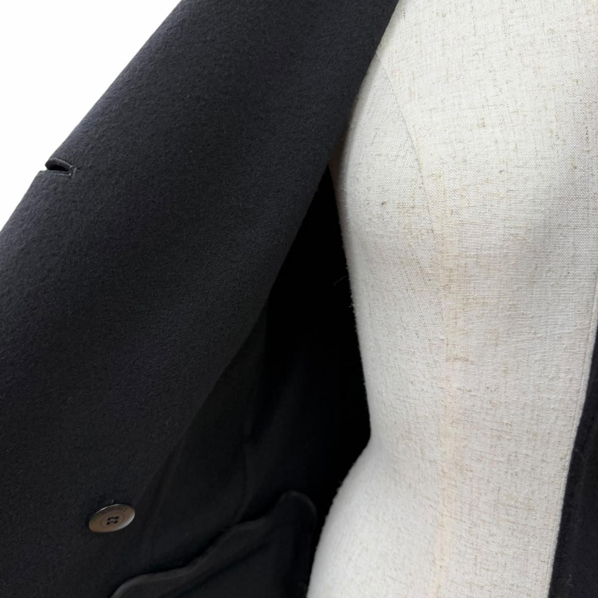 Versace Wool Cashmere Medusa Button Coat Black 36 — view 5