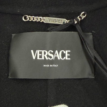 Versace Wool Cashmere Medusa Button Coat Black 36 — view 7