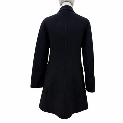 Versace Wool Cashmere Medusa Button Coat Black 36 — view 4