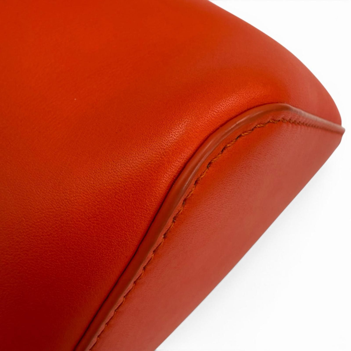 Loewe Pebble Bucket Bag Mini Smooth Calfskin 2-Way Shoulder Vivid Orange — view 7