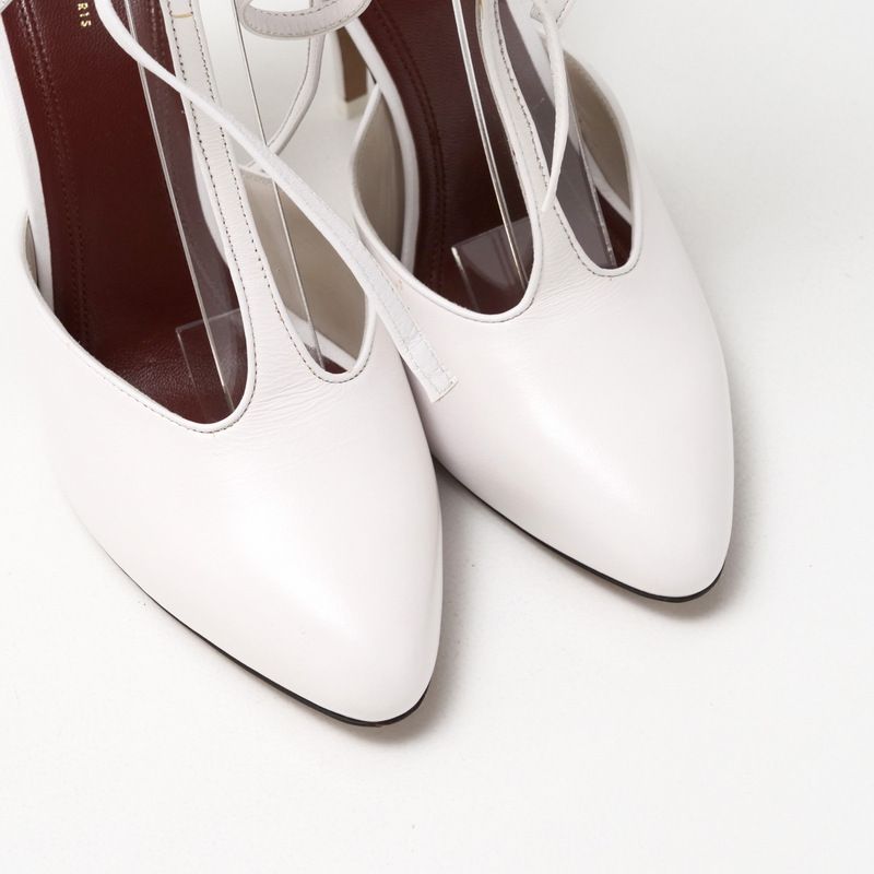 Celine Pumps Phoebe Philo Era Night Out Kidskin Leather T Strap Shoes 37 — view 4