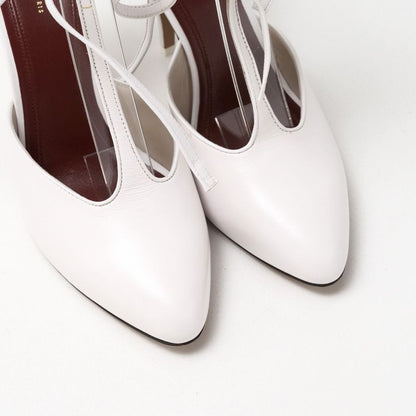 Celine Pumps Phoebe Philo Era Night Out Kidskin Leather T Strap Shoes 37 — view 4