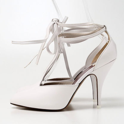 Celine Pumps Phoebe Philo Era Night Out Kidskin Leather T Strap Shoes 37 — view 2