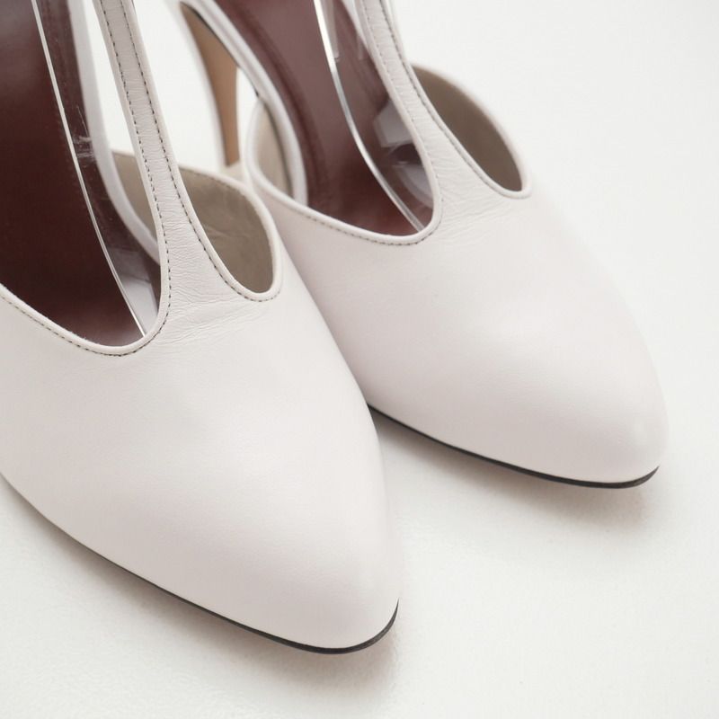 Celine Pumps Phoebe Philo Era Night Out Kidskin Leather T Strap Shoes 37 — view 4