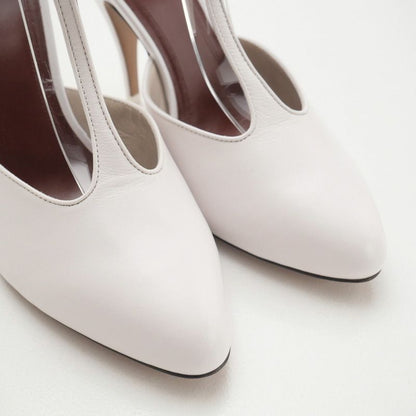 Celine Pumps Phoebe Philo Era Night Out Kidskin Leather T Strap Shoes 37 — view 4