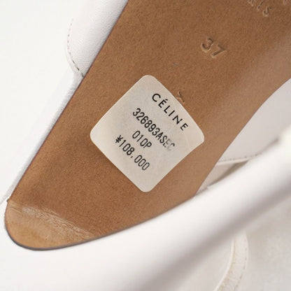 Celine Pumps Phoebe Philo Era Night Out Kidskin Leather T Strap Shoes 37 — view 6