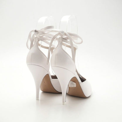Celine Pumps Phoebe Philo Era Night Out Kidskin Leather T Strap Shoes 37 — view 3