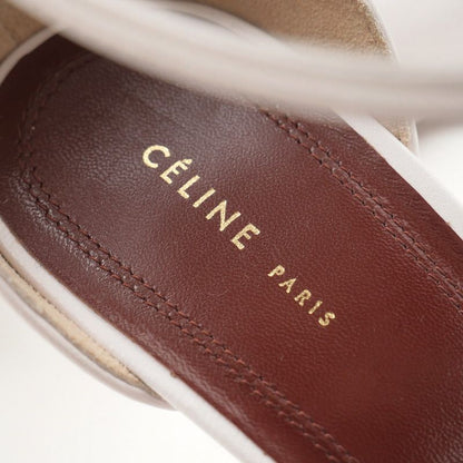 Celine Pumps Phoebe Philo Era Night Out Kidskin Leather T Strap Shoes 37 — view 7
