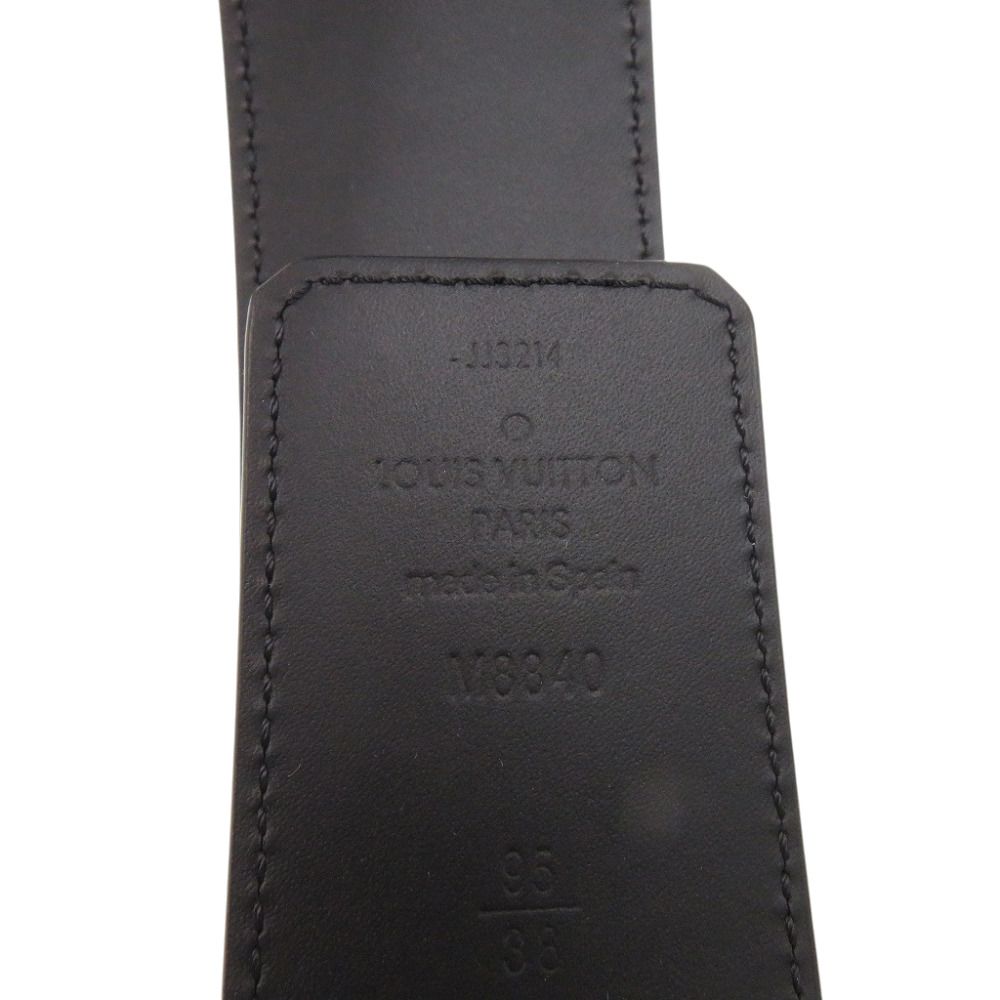 Louis Vuitton LV Initial Reversible Leather Black Belt — view 8