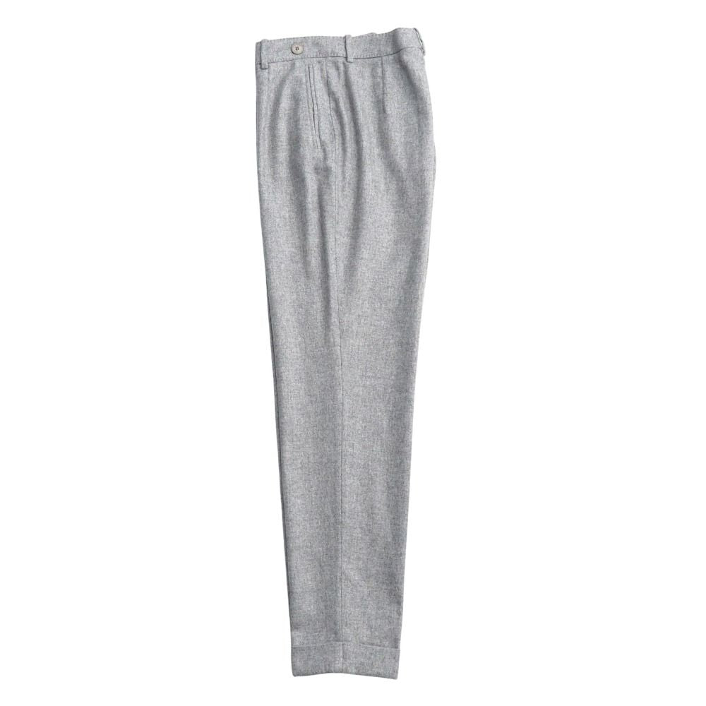 Loro Piana Pants 38 Cashmere Blend One Tuck Tapered Trousers — view 3