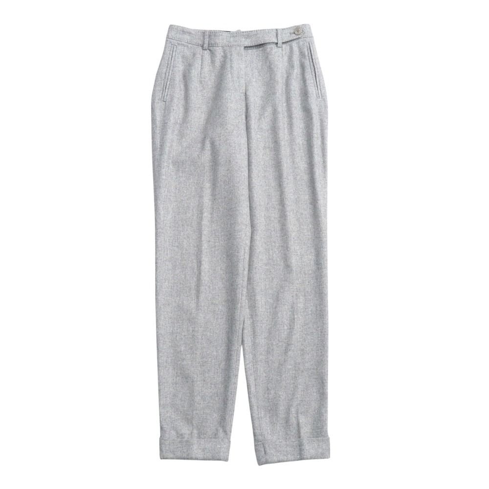 Loro Piana Pants 38 Cashmere Blend One Tuck Tapered Trousers